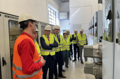 Besichtigung der Verteilerstation von E.ON Polska. Foto: OA